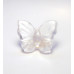 Butterfly Carved Fetish Bead 0.75 Inch - Clear Quartz