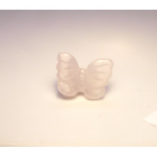 Butterfly Carved Fetish Bead 0.75 Inch - Rose Quartz