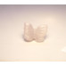 Butterfly Carved Fetish Bead 0.75 Inch - Rose Quartz