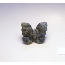 Butterfly Carved Fetish Bead 0.75 Inch - Sodalite