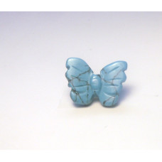 Butterfly 1 Inch Figurine - Howlite Turquoise