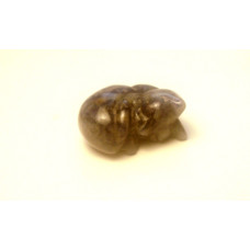 Cat Sleeping 1 Inch Figurine - Sodalite