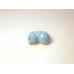 Cat Sleeping 1 Inch Figurine - Howlite Turquoise