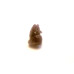 Coyote Howling Carved Fetish Bead 0.75 Inch - Amethyst