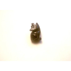 Coyote Howling 1 Inch Figurine - Blue Goldstone