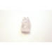 Coyote Howling 1 Inch Figurine - Clear Quartz