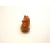 Coyote Howling Carved Fetish Bead 0.75 Inch - Goldstone