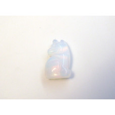 Coyote Howling 1 Inch Figurine - Opalite