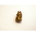 Coyote Howling 1 Inch Figurine - Tiger Eye