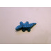 Crocodile Carved Fetish Bead 0.75 Inch - Howlite Turquoise