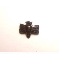 Dragonfly 1 Inch Figurine - Blue Goldstone