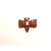 Dragonfly Carved Fetish Bead 0.75 Inch - Rainbow Jasper