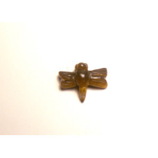 Dragonfly 1 Inch Figurine - Tiger Eye