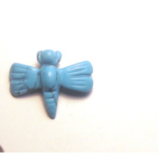 Dragonfly 1 Inch Figurine - Howlite Turquoise