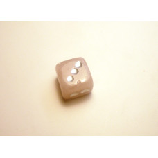 Dice 1 Inch Figurine - Rose Quartz