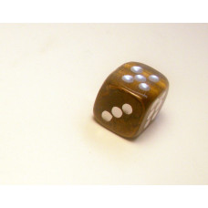 Dice 1 Inch Figurine - Tiger Eye