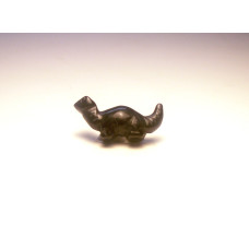 Dinosaur (Diplodocus) 1 Inch Figurine - Obsidian Black