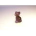 Dog Classic Carved Fetish Bead 0.75 Inch - Amethyst