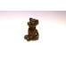 Dog Classic 1 Inch Figurine - Blue Goldstone