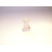 Dog Classic 1 Inch Figurine - Clear Quartz