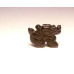 Dragon Classic Carved Fetish Bead 0.75 Inch - Blue Goldstone