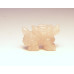 Dragon Classic Carved Fetish Bead 0.75 Inch - Rose Quartz