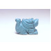 Dragon Classic 1 Inch Figurine - Howlite Turquoise