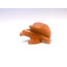 Eagle Classic Carved Fetish Bead 0.75 Inch - Goldstone