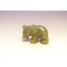 Elephant Classic 1 Inch Figurine - Aventurine