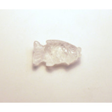 Fish Classic 1 Inch Figurine - Clear Quartz