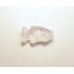 Fish Classic 1 Inch Figurine - Clear Quartz