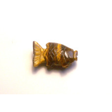 Fish Classic 1 Inch Figurine - Tiger Eye