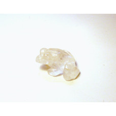 Frog Classic 1 Inch Figurine - Clear Quartz