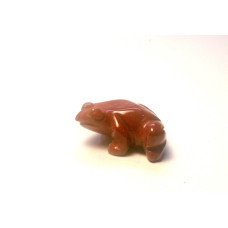 Frog Classic 1 Inch Figurine - Rainbow Jasper