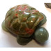 Turtle (Two Tone) 1.5 Inch Figurine - Unakite