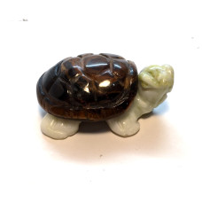 Turtle (Two Tone) 2.25 Inch Figurine - Tiger Eye