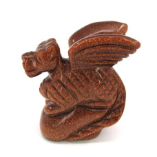 Dragon on Base 2.25 Inch Figurine - Goldstone