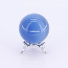 40mm Fiber Optic Sphere - Blue Brilliant - 6 pcs pack