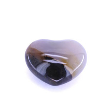 Small Gemstone Heart - 24 pcs pack (Puff - about 1 x 1.25 inch) - Agate