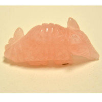 Armadillo 2.25 Inch Figurine - Rose Quartz