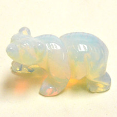 Bear Walking 2.25 Inch Figurine - Opalite