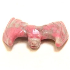 Bat 2.25 Inch Figurine - Rhodonite