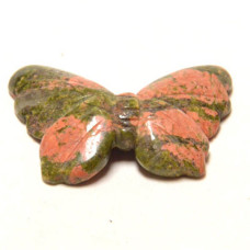 Butterfly 2.25 Inch Figurine - Unakite