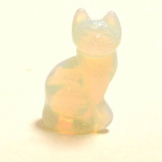 Cat Sitting 2.25 Inch Figurine - Opalite