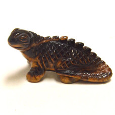 Chameleon 2.25 Inch Figurine - Tiger Eye