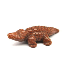 Crocodile 2.25 Inch Figurine - Goldstone