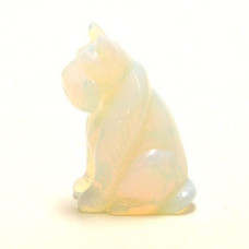 Dog (Airedale) 2.25 Inch Figurine - Opalite