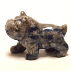 Dog (Bulldog) 2.25 Inch Figurine - Sodalite