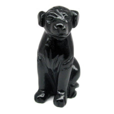 Dog Classic 2.25 Inch Figurine - Obsidian Black