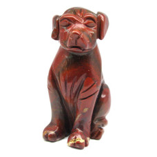 Dog Classic 2.25 Inch Figurine - Rainbow Jasper